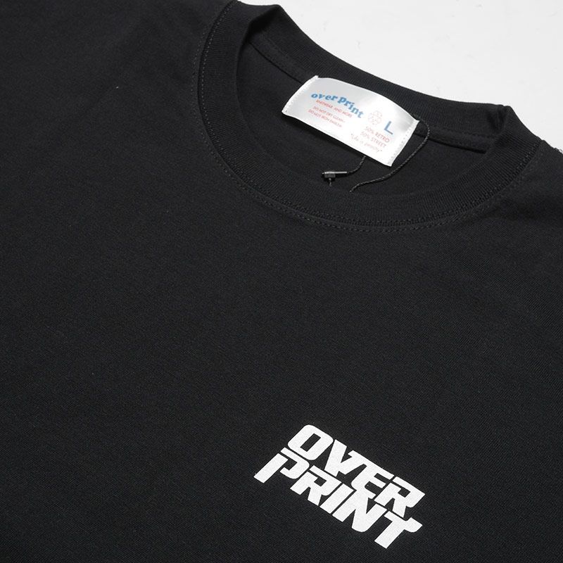 OVER PRINT(オーバープリント)/ Satan Tee Mamoru -BLACK-