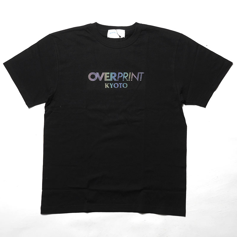 OVER PRINT(オーバープリント)/ AURORA Tee -BLACK-
