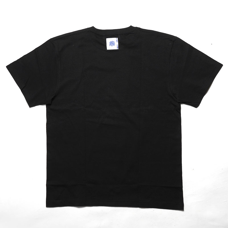 OVER PRINT(オーバープリント)/ AURORA Tee -BLACK-