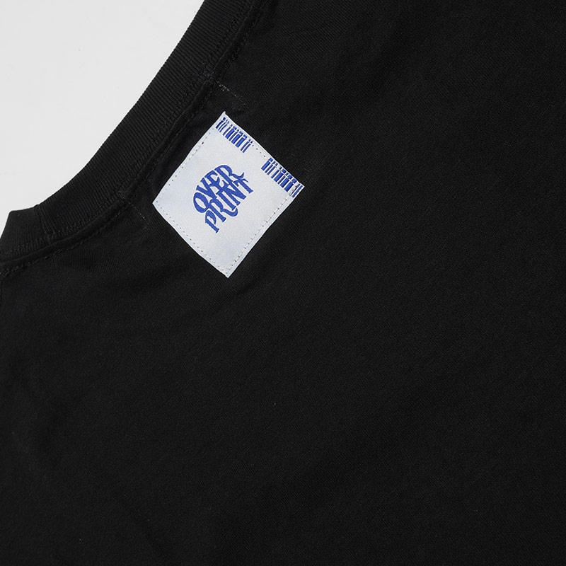 OVER PRINT(オーバープリント)/ AURORA Tee -BLACK-