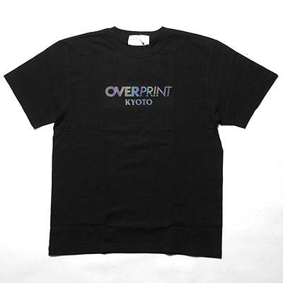 OVER PRINT(オーバープリント)/ AURORA Tee -BLACK-