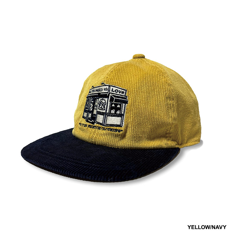 ROUGH SKETCH CLOTHING(ラフスケッチクロージング)/ STORE CORDUROY 2TONE CAP -3.COLOR-