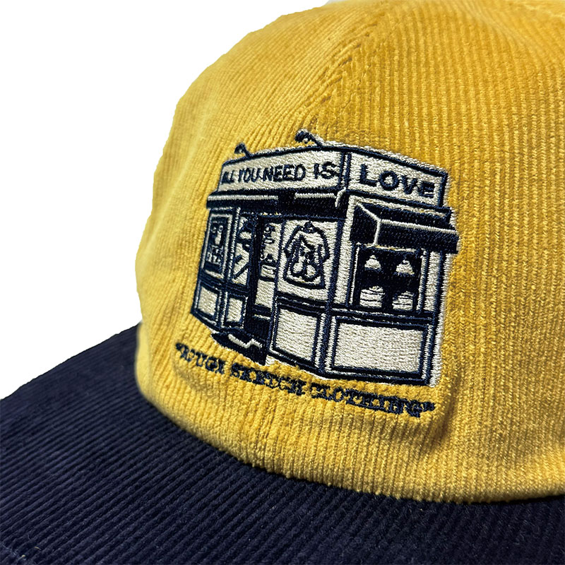 ROUGH SKETCH CLOTHING(ラフスケッチクロージング)/ STORE CORDUROY 2TONE CAP -3.COLOR-