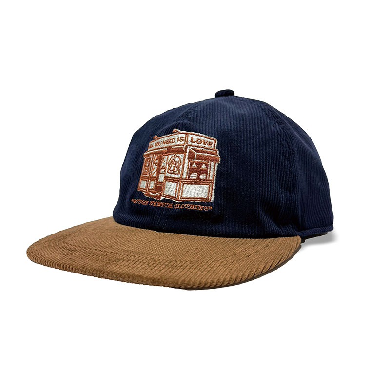 ROUGH SKETCH CLOTHING(ラフスケッチクロージング)/ STORE CORDUROY 2TONE CAP -3.COLOR-(NAVY/BROWN)