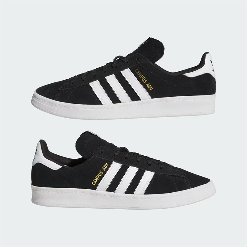 ADIDAS SKATEBOARDING(アディダススケートボーディング)/ CAMPUS ADV -BLACK/WHITE-