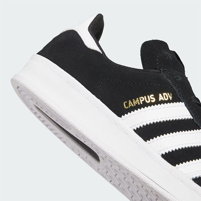 ADIDAS SKATEBOARDING(アディダススケートボーディング)/ CAMPUS ADV -BLACK/WHITE-