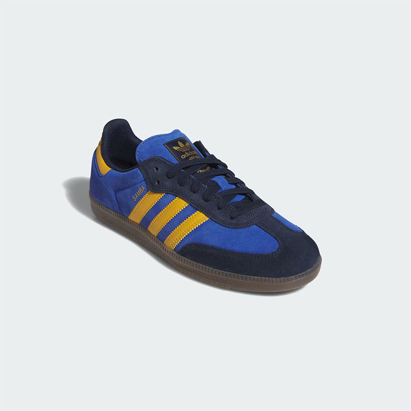 ADIDAS SKATEBOARDING(アディダススケートボーディング)/ SAMBA ADV -NAVY/YELLOW/BLUE-