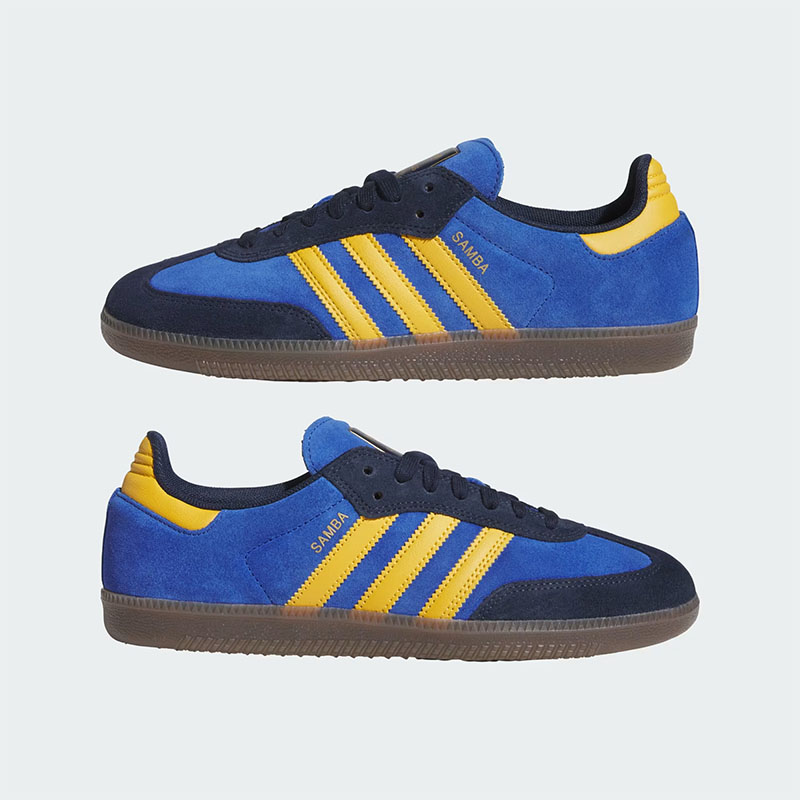 ADIDAS SKATEBOARDING(アディダススケートボーディング)/ SAMBA ADV -NAVY/YELLOW/BLUE-