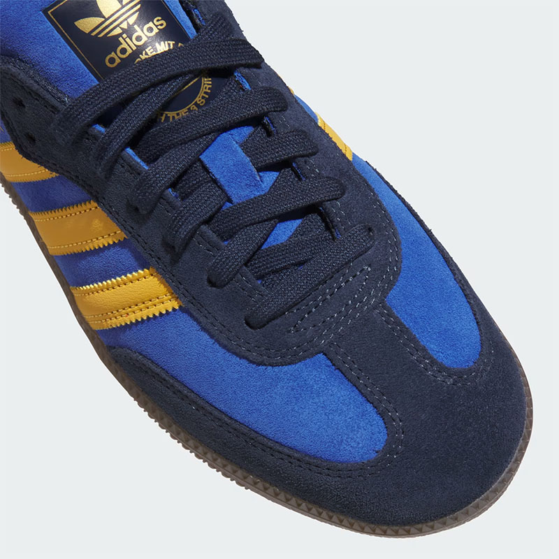 ADIDAS SKATEBOARDING(アディダススケートボーディング)/ SAMBA ADV -NAVY/YELLOW/BLUE-