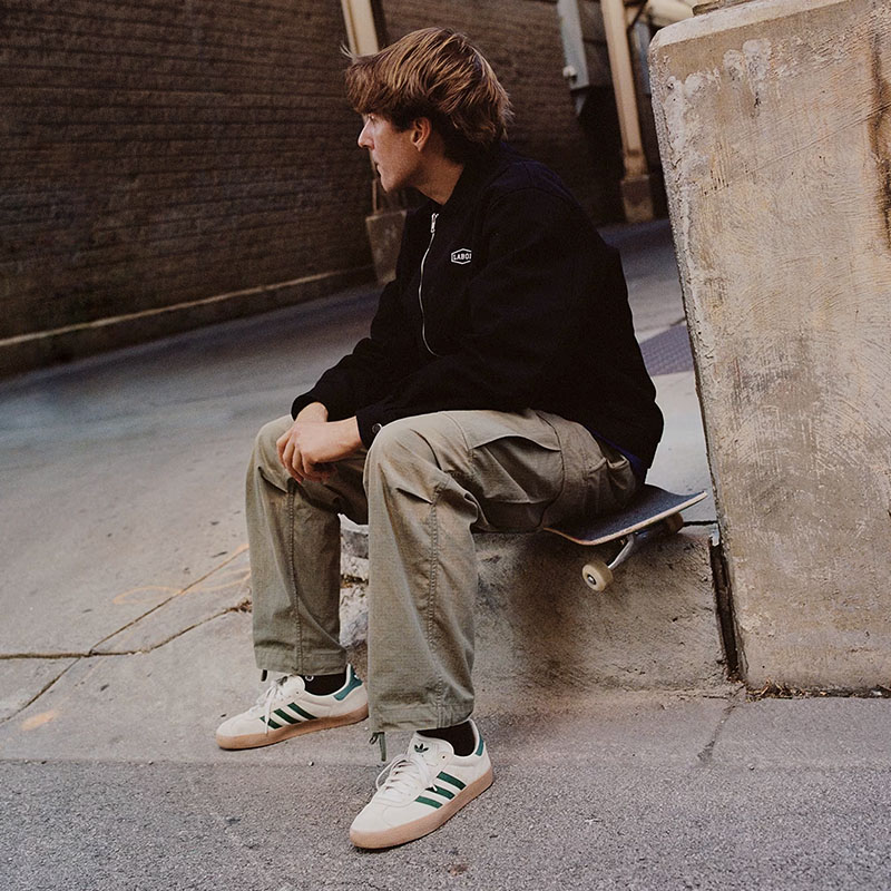 ADIDAS SKATEBOARDING(アディダススケートボーディング)/ GAZELLE ADV -WHITE-