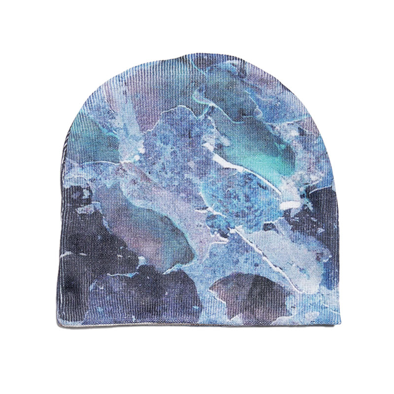 AWIDES/ RUST BEANIE(REVERSIBLE) -MULTI-