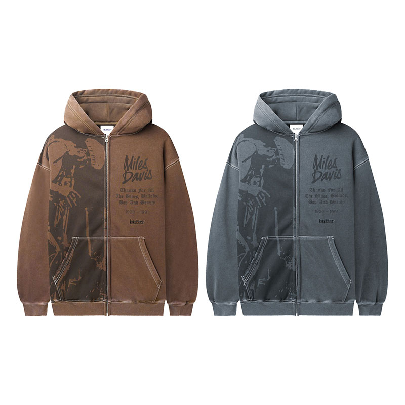 Butter Goods(バターグッズ)/ Thanks Zip-Thru Hood -2.COLOR-