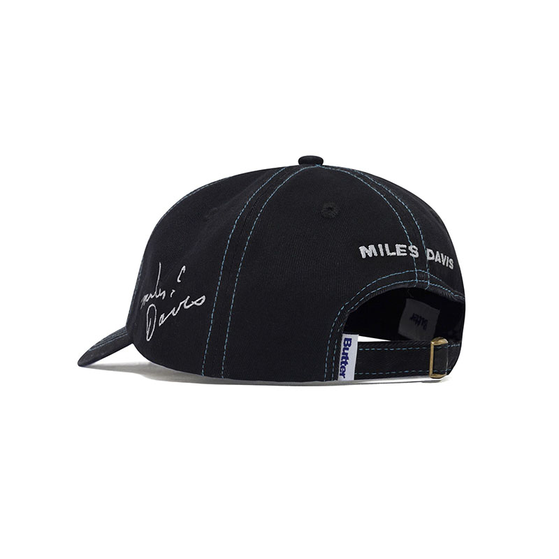 Butter Goods(バターグッズ)/ Kind Of Blue 6 Panel Cap -BLACK-