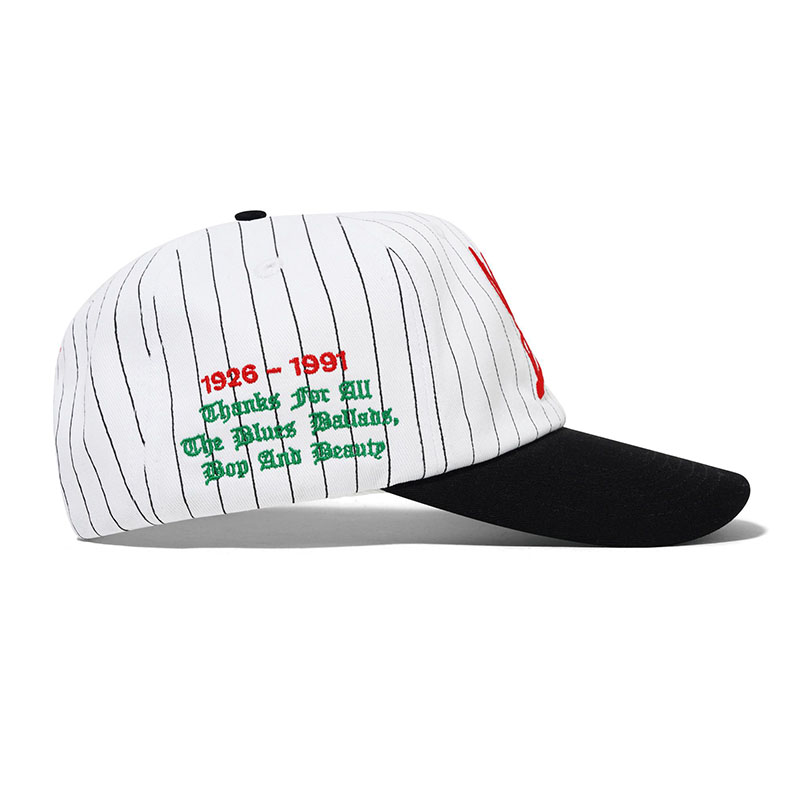 Butter Goods(バターグッズ)/ Thanks 6 Panel Cap -WHITE×BLACK-