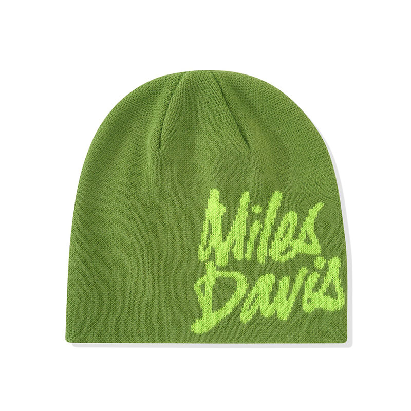 Butter Goods(バターグッズ)/ Miles Skully Beanie -2.COLOR-(MOSS)