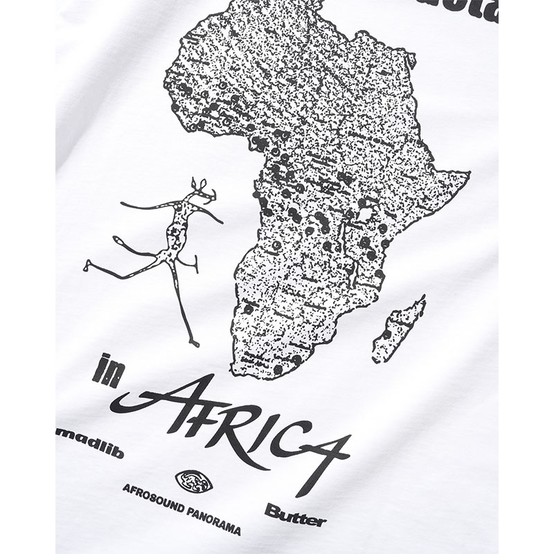 Butter Goods(バターグッズ)/ Africa Tee -WHITE-