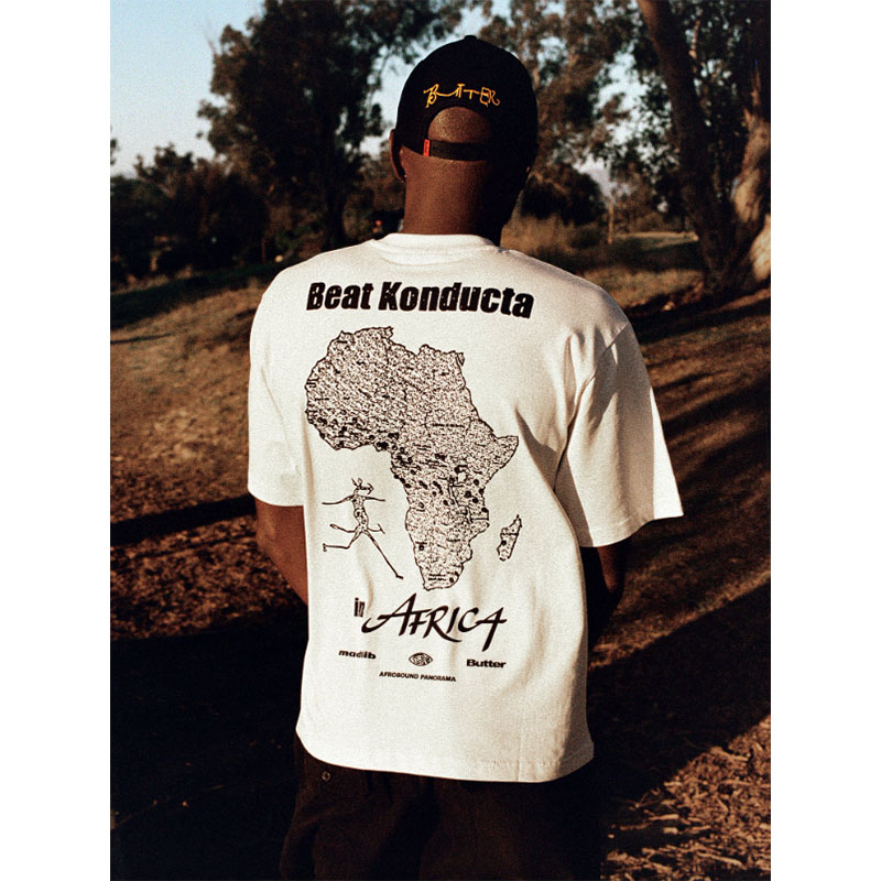 Butter Goods(バターグッズ)/ Africa Tee -WHITE-