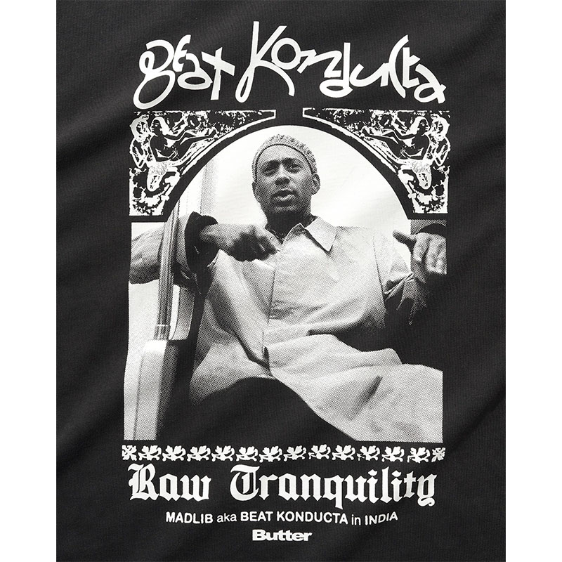 Butter Goods(バターグッズ)/ India Tee -WASH BLACK-