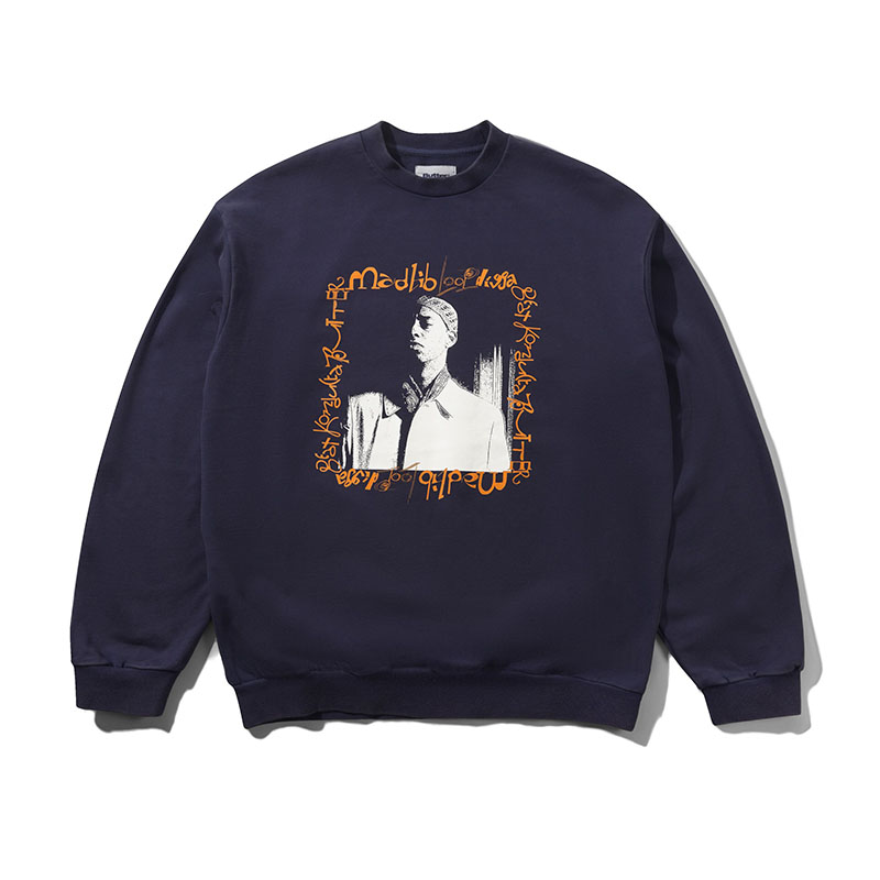 Butter Goods(バターグッズ)/ Loop Digga Crewneck -WASH NAVY-