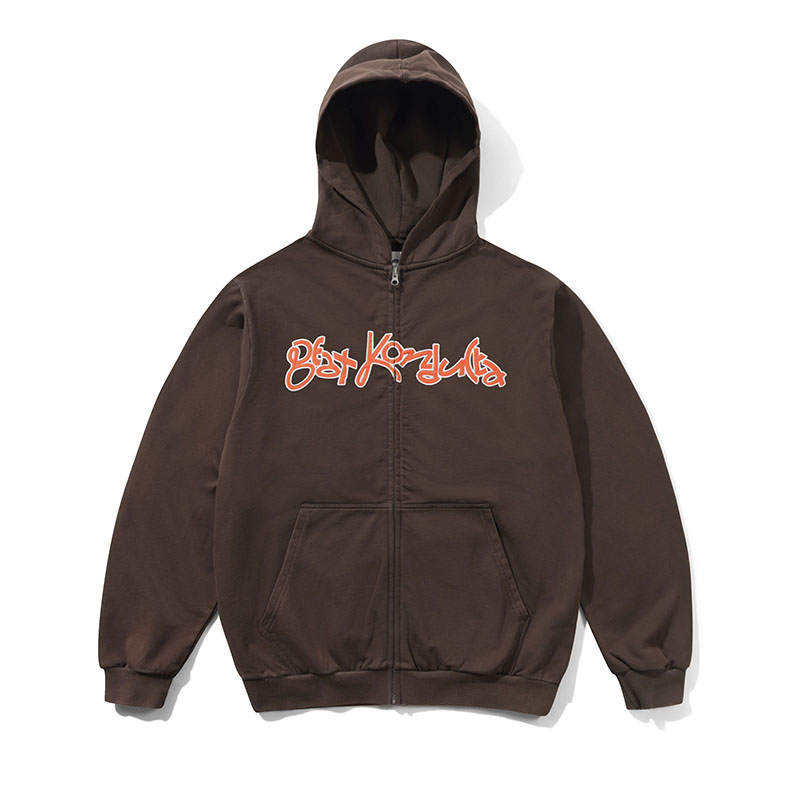 Butter Goods(バターグッズ)/ Beat Konducta Zip-Thru Hood -BROWN-