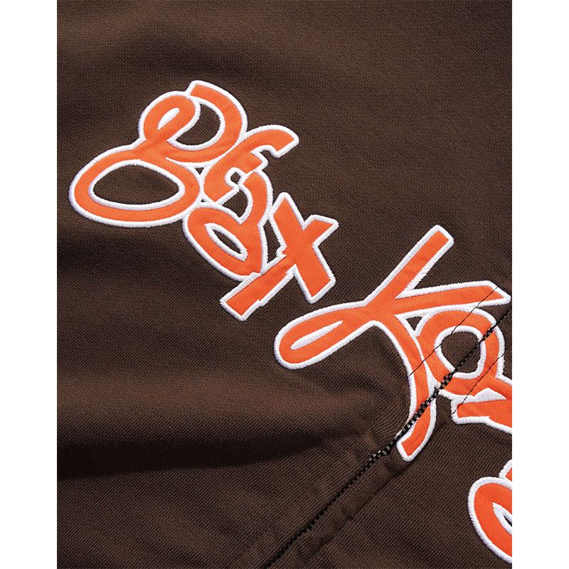 Butter Goods(バターグッズ)/ Beat Konducta Zip-Thru Hood -BROWN-