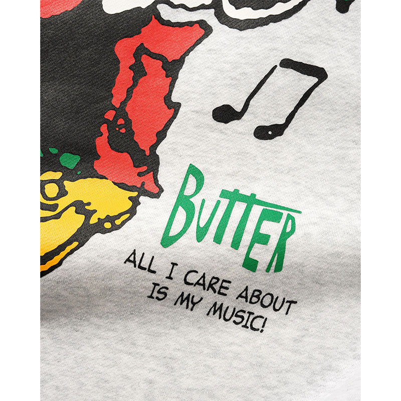 Butter Goods(バターグッズ)/ Music Crewneck -2.COLOR-