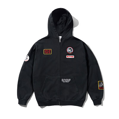 Butter Goods(バターグッズ)/ Patches Zip-Thru Hood -2.COLOR-