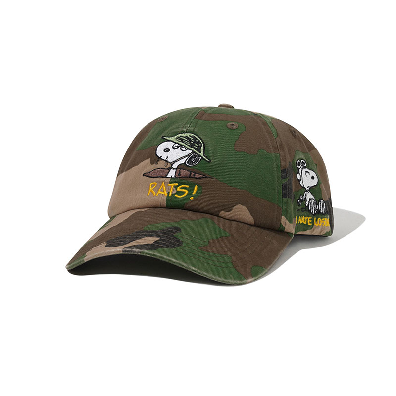 Butter Goods(バターグッズ)/ Rats 6 Panel Cap -W.CAMO-