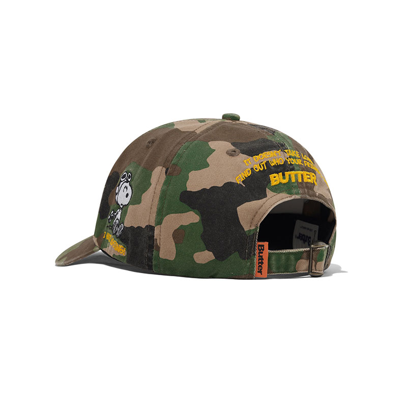 Butter Goods(バターグッズ)/ Rats 6 Panel Cap -W.CAMO-