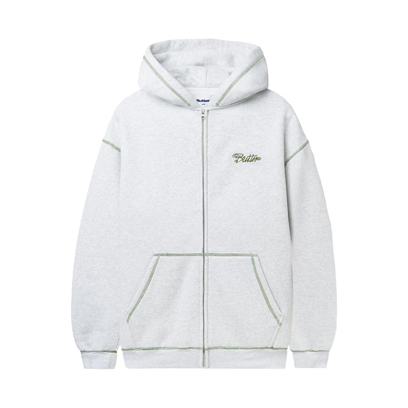 Butter Goods(バターグッズ)/ Jive Zip-Thru Hood -3.COLOR-(ASH)