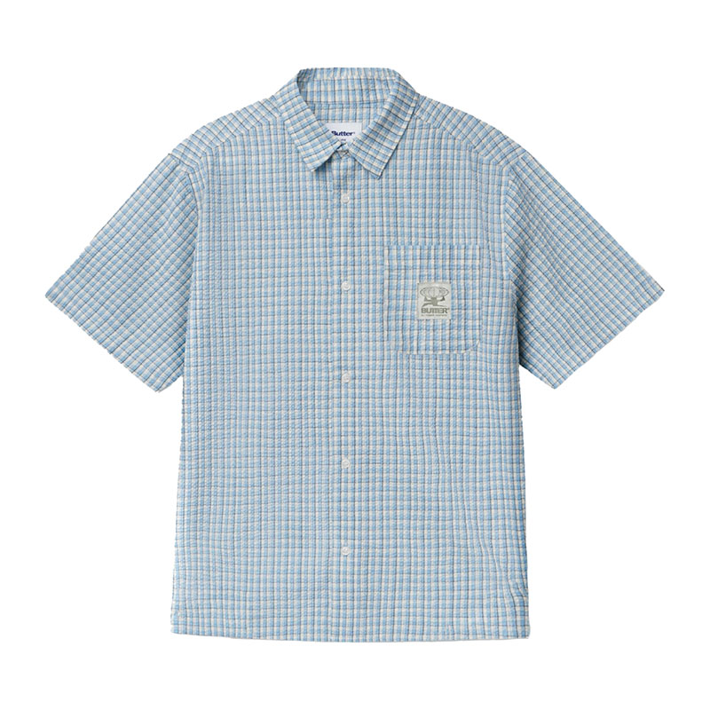 Butter Goods(バターグッズ)/ Equipment S/S Shirt -2.COLOR-(BLUE)