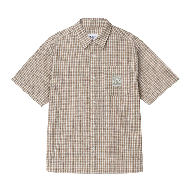 Butter Goods(バターグッズ)/ Equipment S/S Shirt -2.COLOR-(BROWN)