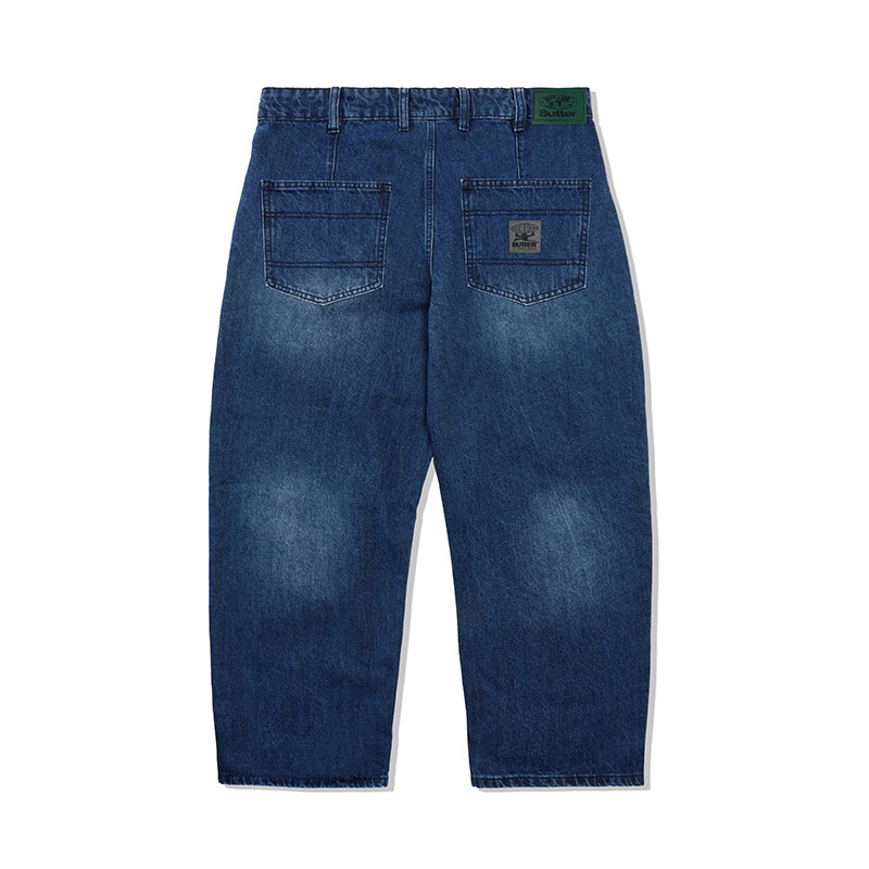 Butter Goods(バターグッズ)/ Wide Cut Denim Jeans -W.INDIGO-