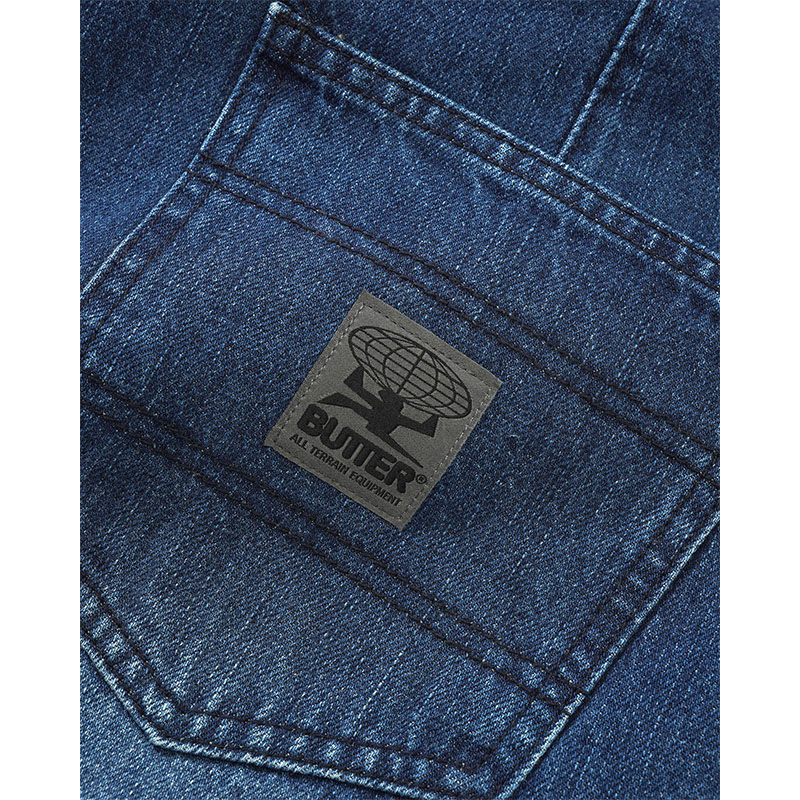 Butter Goods(バターグッズ)/ Wide Cut Denim Jeans -W.INDIGO-