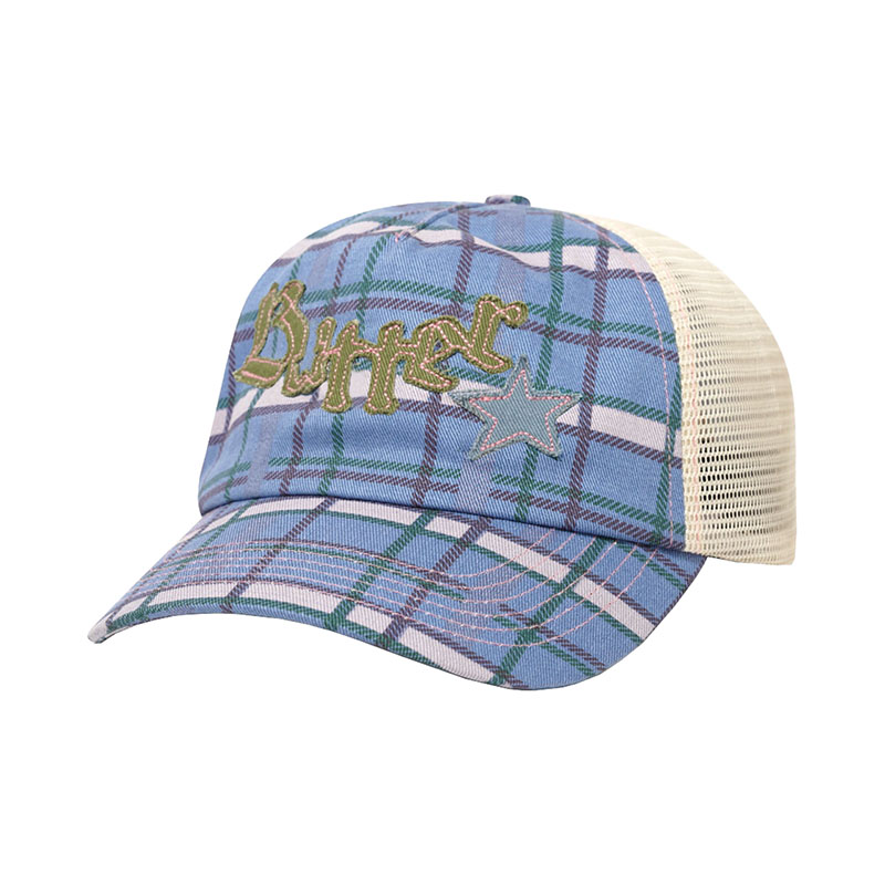 Butter Goods(バターグッズ)/ Edge Trucker Cap -2.COLOR-(CHECK)