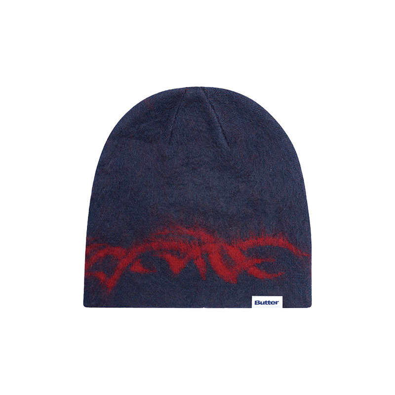 Butter Goods(バターグッズ)/ Tribal Beanie -3.COLOR-(NAVY)