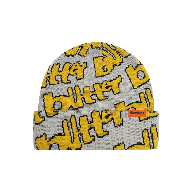 Butter Goods(バターグッズ)/ Warped Beanie -3.COLOR-(GREY)