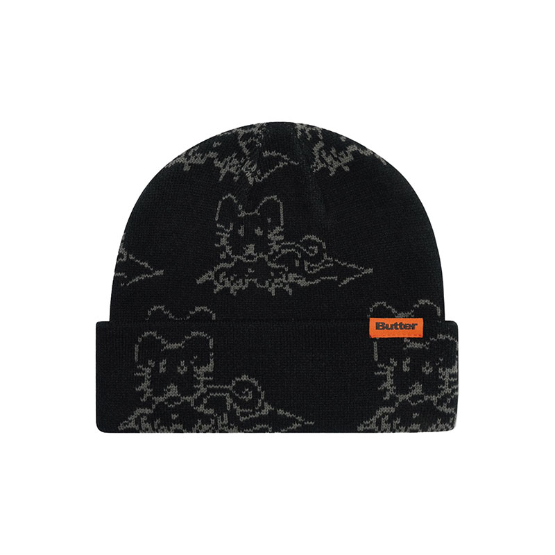 Butter Goods(バターグッズ)/ Rat Beanie -3.COLOR-(BLACK)