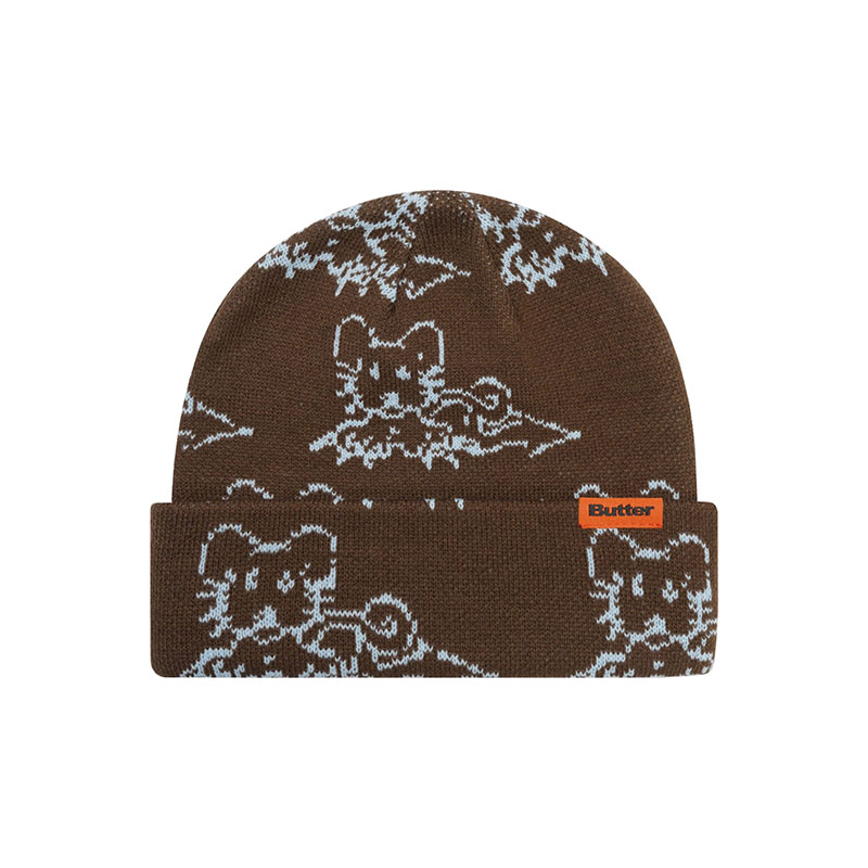 Butter Goods(バターグッズ)/ Rat Beanie -3.COLOR-(BROWN)
