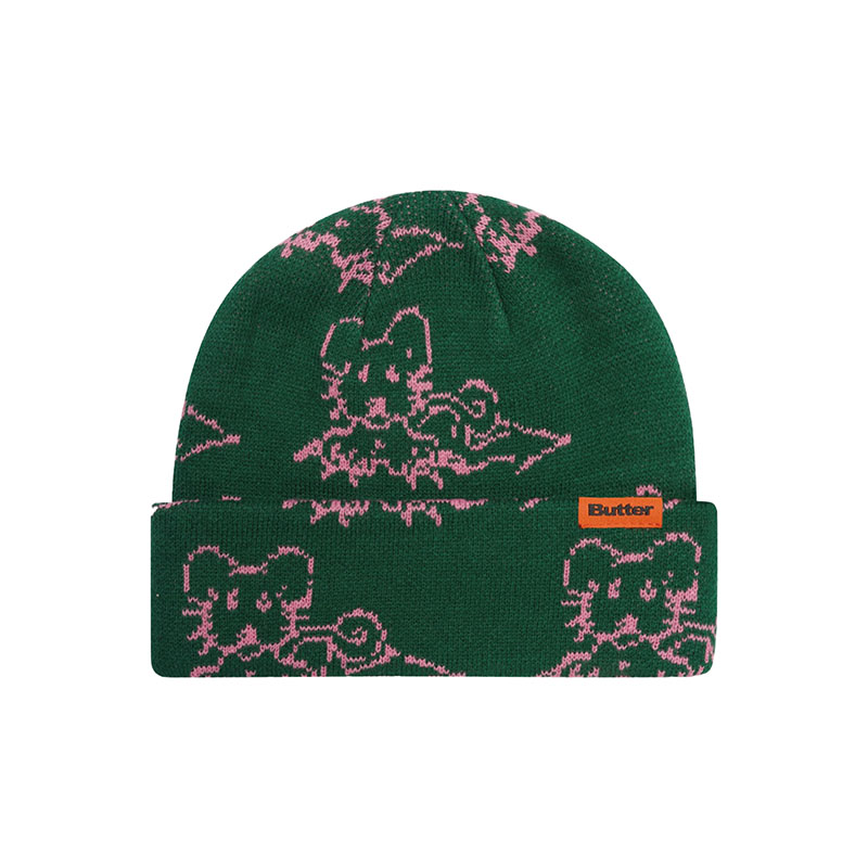 Butter Goods(バターグッズ)/ Rat Beanie -3.COLOR-(GREEN)