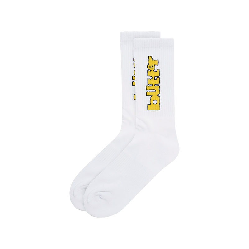 Butter Goods(バターグッズ)/ Defect Socks -2.COLOR-(WHITE)