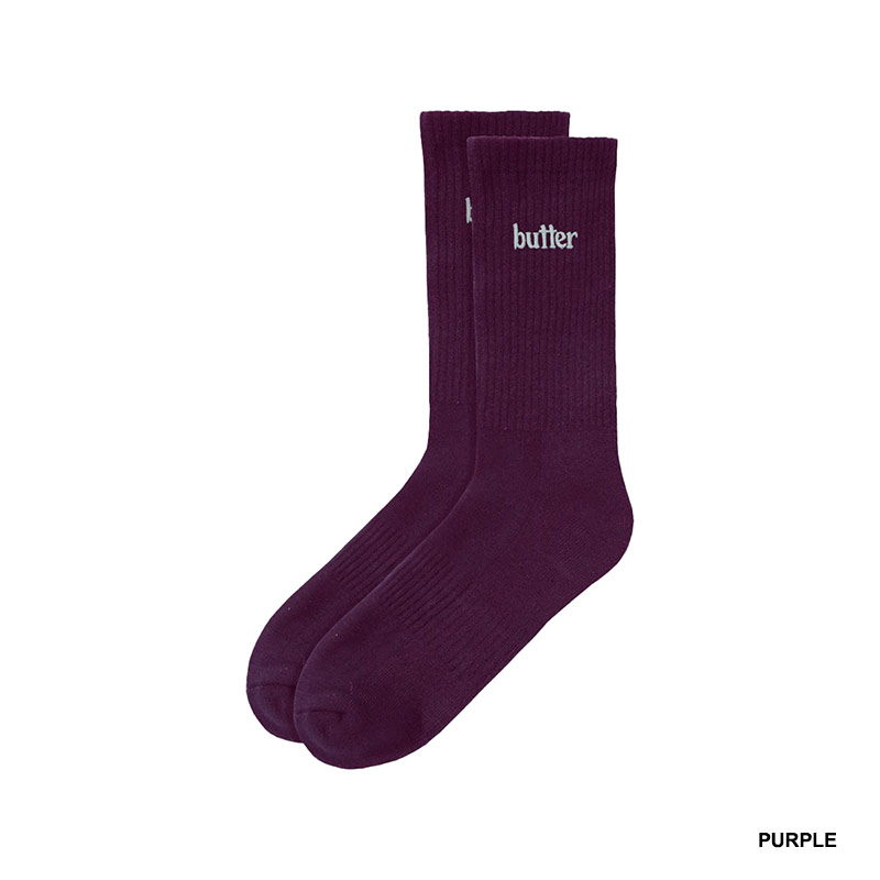Butter Goods(バターグッズ)/ Basic Socks -6.COLOR-