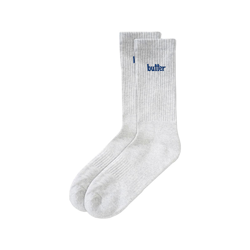 Butter Goods(バターグッズ)/ Basic Socks -6.COLOR-(ASH)