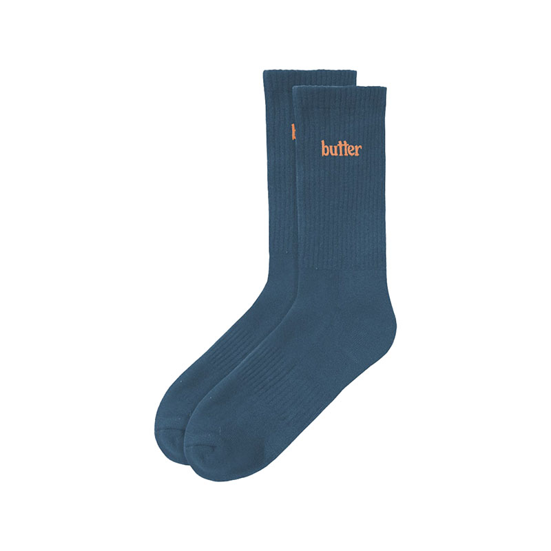 Butter Goods(バターグッズ)/ Basic Socks -6.COLOR-(NAVY)