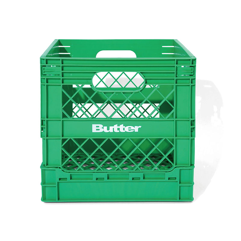 Butter Goods(バターグッズ)/ Collapsable Record Crate -GREEN-
