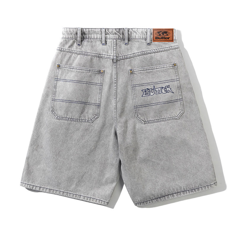 Butter Goods(バターグッズ)/ Encounter Denim Shorts -3.COLOR-(W.GREY)