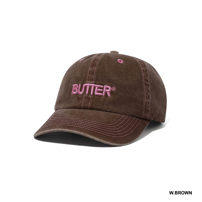 Butter Goods(バターグッズ)/ Rounded Logo 6 Panel Cap -3.COLOR-