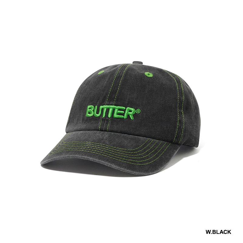 Butter Goods(バターグッズ)/ Rounded Logo 6 Panel Cap -3.COLOR-