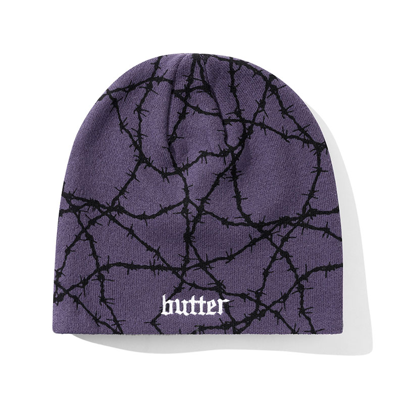 Butter Goods(バターグッズ)/ Wired Skully Beanie -3.COLOR-(PURPLE)