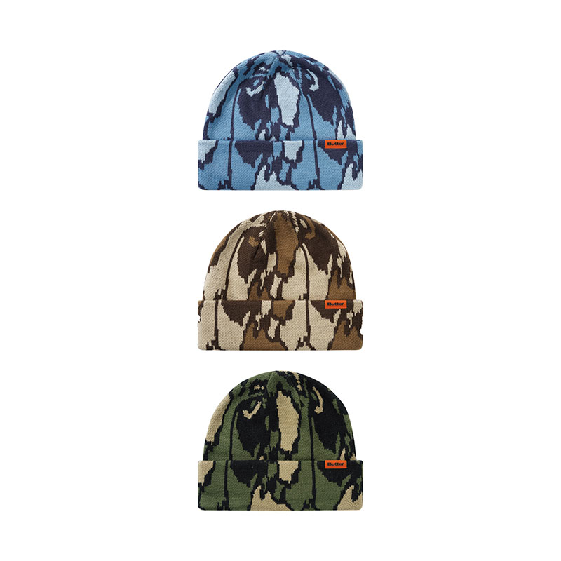Butter Goods(バターグッズ)/ Wipeout Camo Beanie -3.COLOR-